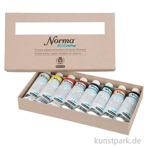Artikelbild 3 des Artikels “Schmincke NORMA Blue - wasservermalbare Ölfarben, Kartonset, 8 x 35 ml “