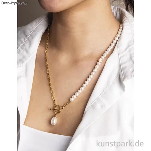 Artikelbild 3 des Artikels “Schmuck Bastelset - Kette Click & Match, 2in1 Kette + Armband, Gold “