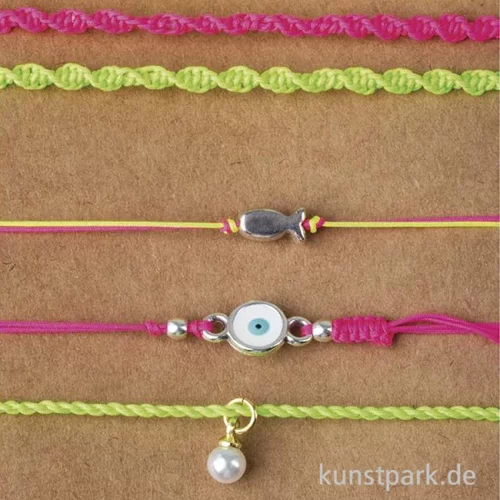 Artikelbild 3 des Artikels “Schmuckkordeln, 0,5 mm, Regenbogen, 4 Farben, je 5 Meter “