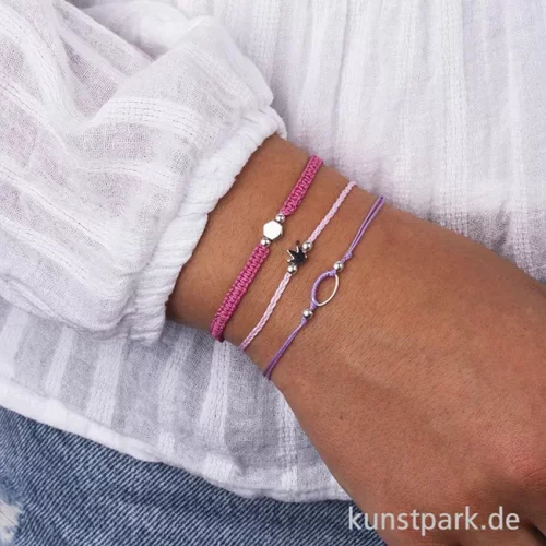 Artikelbild 3 des Artikels “Schmuckkordeln, 0,5 mm, Rosé, 4 Farben, je 5 Meter “