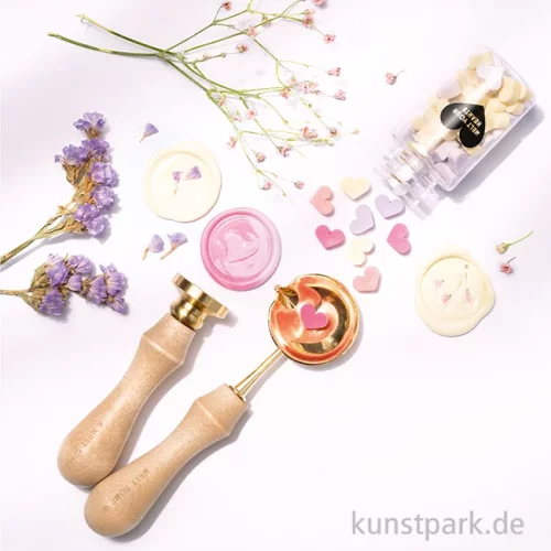 Artikelbild 3 des Artikels “Siegelwachs Perlen - PASTEL, 6 verschiedene Farben, 162 Stück “