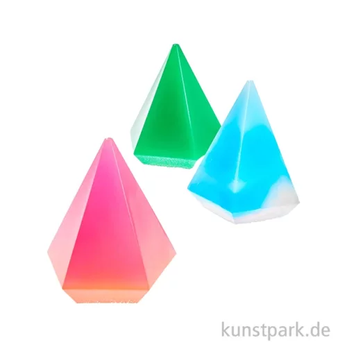 Artikelbild 3 des Artikels “Silikon Gießform - Diamant Groß, 5,5 x 5,5 x 6,5 cm “