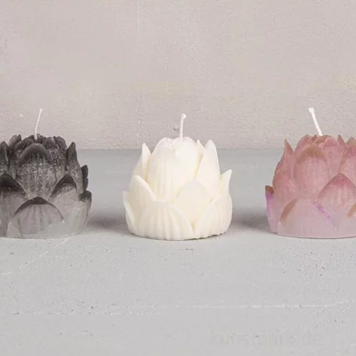 Artikelbild 3 des Artikels “Silikon Gießform - Kerze Lotusblüte, Durchmesser 5,5 cm, Höhe 5,5 cm “