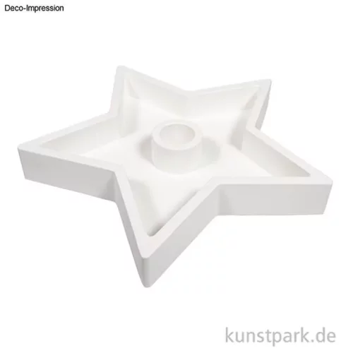 Artikelbild 3 des Artikels “Silikon Gießform - Kerzenständer Stern, 18,5 x 18,5 x 2,5 cm “