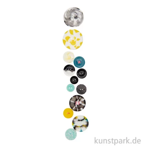 Artikelbild 3 des Artikels “Silikon Gießform - Knöpfe, 16 Motive “