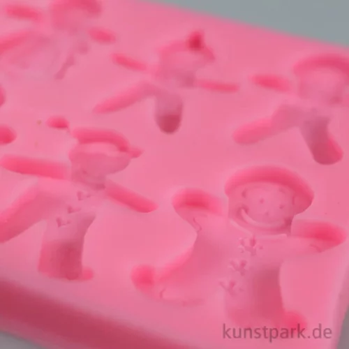 Artikelbild 3 des Artikels “Silikon-Gießform - Lebkuchen Figuren, 9,5 x 9,5 cm “