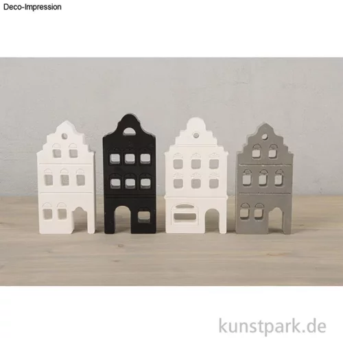 Artikelbild 3 des Artikels “Silikon Gießform - Nordic Häuser, 3 Motive, 14,5 x 26 x 1,7 cm “