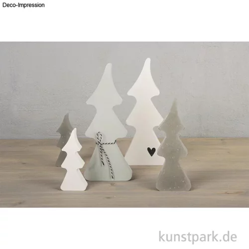 Artikelbild 3 des Artikels “Silikon Gießform - Tannenbäume, 4 Motive, 14,5 x 26 x 2 cm “
