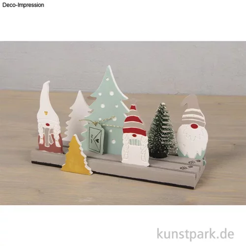 Artikelbild 3 des Artikels “Silikon Gießform - Wichtelfamilie, 9 Motive, 14,5 x 26 x 1 cm “