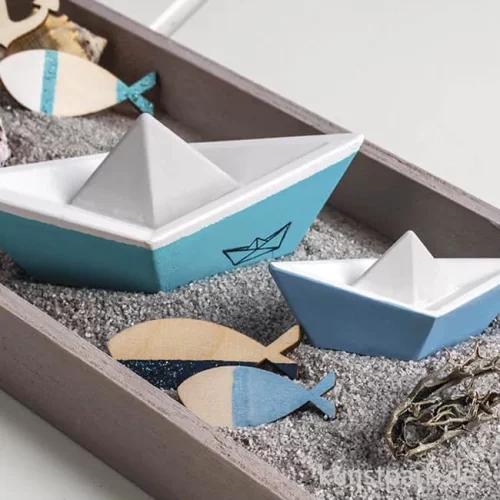 Artikelbild 3 des Artikels “Silikon Gießformen Set - Origami Boote, 3-teilig, 8-16 cm “