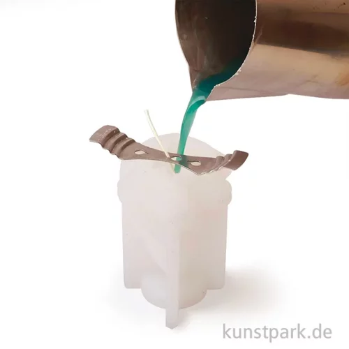 Artikelbild 3 des Artikels “Silikon Kerzenform - Tannenbaum Wirbel, Höhe 7,3 cm “