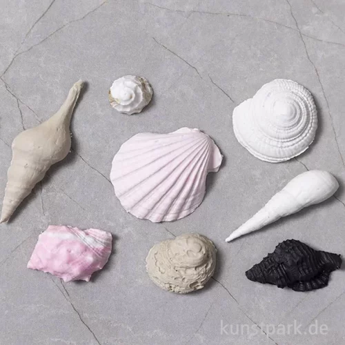 Artikelbild 3 des Artikels “Silikonform, Schneckenmuscheln + Muscheln, 1-2,8 x 1 cm “
