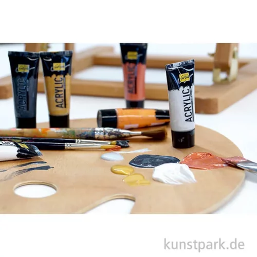 Artikelbild 3 des Artikels “Solo Goya Acrylfarben Set - Glitzer + Metallic Effekt, 8 x 20 ml “