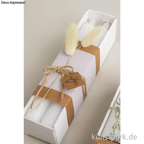 Artikelbild 3 des Artikels “Stabkerzen, Weiß, Durchmesser 2,1 cm, Höhe 19 cm, 4 Stück “