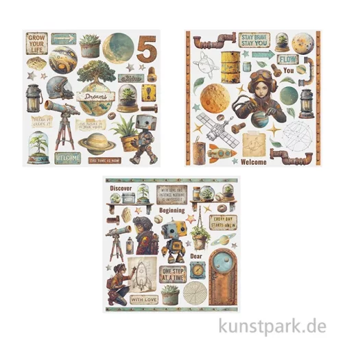 Artikelbild 3 des Artikels “Stamperia Rub On Transferfolien - A New Beginning, 6 Blatt “