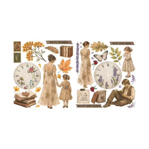 Artikelbild 3 des Artikels “Stamperia Rub On Transferfolien - Flowers and Poems, 6 Blatt XL “