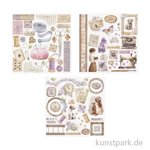 Artikelbild 3 des Artikels “Stamperia Rub On Transferfolien - Quiet Days, 6 Blatt “