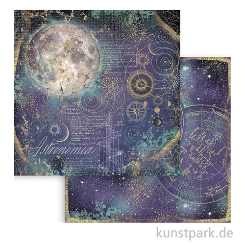 Artikelbild 3 des Artikels “Stamperia Scrapbooking Pad - Cosmos Infinity 30,5 x 30,5 cm “
