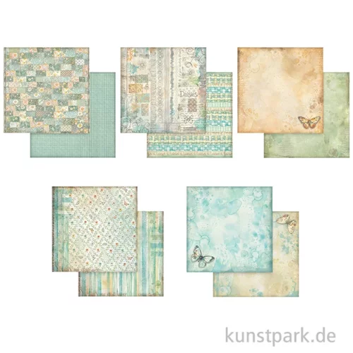 Artikelbild 3 des Artikels “Stamperia Scrapbooking Pad - Daisy Art Backgrounds, 20,3 x 20,3 cm “