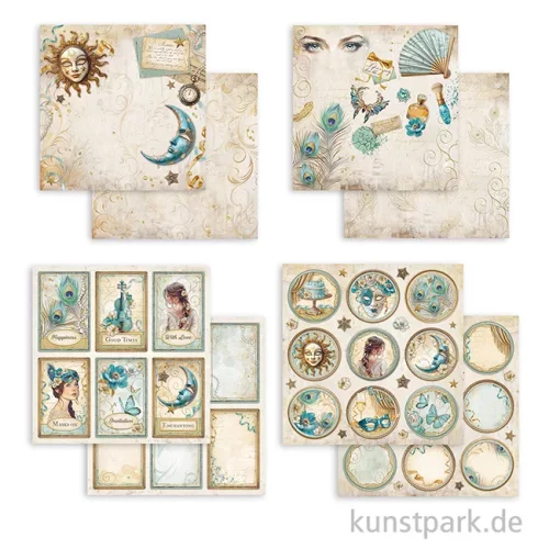 Artikelbild 3 des Artikels “Stamperia Scrapbooking Pad - Masquerade, 20,3 x 20,3 cm “