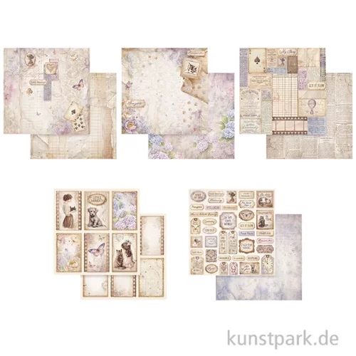Artikelbild 3 des Artikels “Stamperia Scrapbooking Pad - Quiet Days, 20,3 x 20,3 cm “