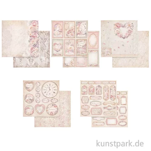 Artikelbild 3 des Artikels “Stamperia Scrapbooking Pad - Romance Forever, 20,3 x 20,3 cm “