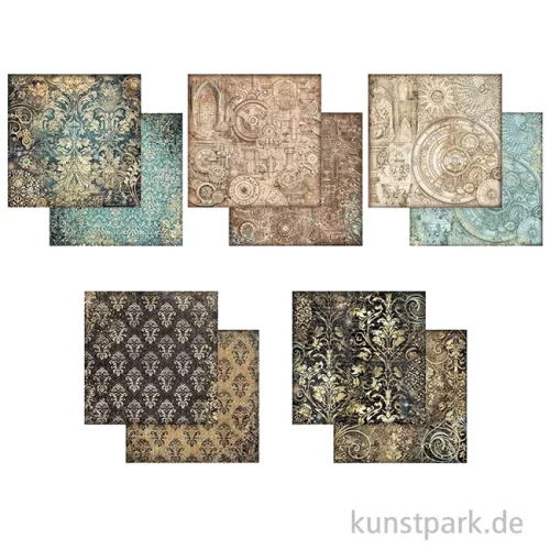 Artikelbild 3 des Artikels “Stamperia Scrapbooking Pad - Sir Vagabond in Fantasy World BG, 30,5 cm “