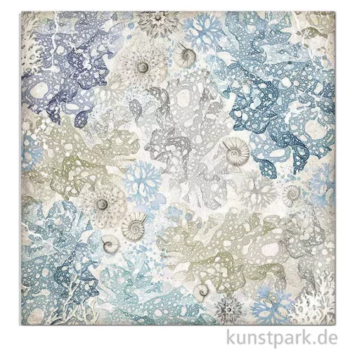 Artikelbild 3 des Artikels “Stamperia Scrappapier - Arctic Antarctic Paper Rounds, 30,5 x 30,5 cm “