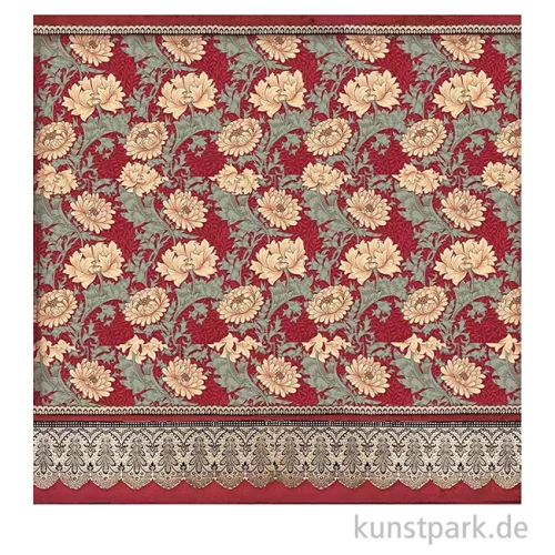 Artikelbild 3 des Artikels “Stamperia Scrappapier - Desire Place du Tango 30,5 x 30,5 cm “
