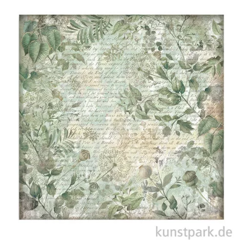 Artikelbild 3 des Artikels “Stamperia Scrappapier - Herbarium Silvae Tags Letters, 30,5 x 30,5 cm “