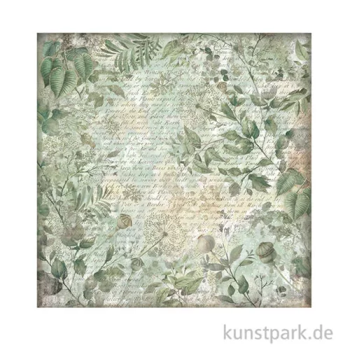 Artikelbild 3 des Artikels “Stamperia Scrappapier - Herbarium Silvae Teacup, 30,5 x 30,5 cm “