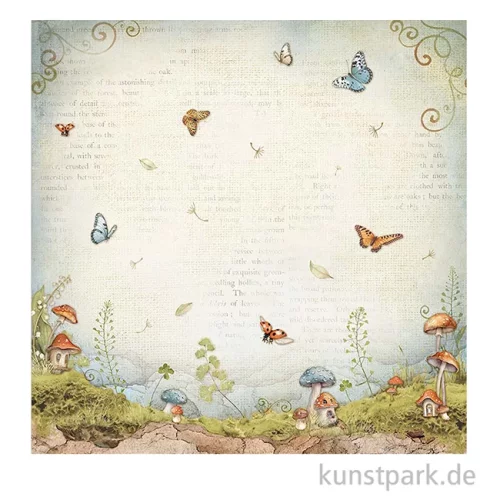 Artikelbild 3 des Artikels “Stamperia Scrappapier - Hidden Grove Mushroom Houses, 30,5 x 30,5 cm “