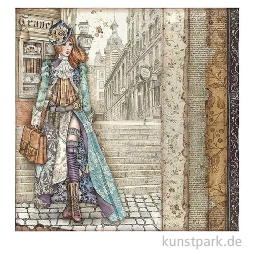 Artikelbild 3 des Artikels “Stamperia Scrappapier - Lady Vagabond, 30,5 x 30,5 cm “