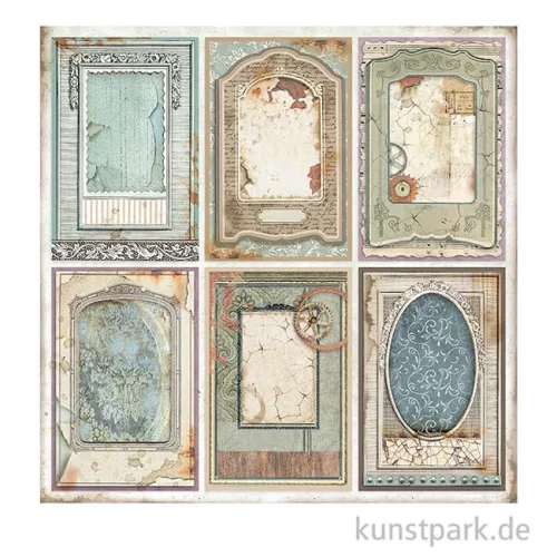Artikelbild 3 des Artikels “Stamperia Scrappapier - Lady Vagabond Lifestyle Cards, 30,5 x 30,5 cm “