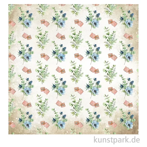 Artikelbild 3 des Artikels “Stamperia Scrappapier - Romantic Cozy Winter Flowers 30,5 x 30,5 cm “