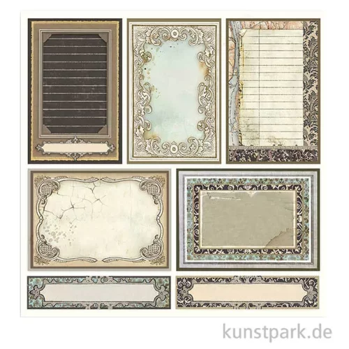 Artikelbild 3 des Artikels “Stamperia Scrappapier - Sir Vagabond Cards, 30,5 x 30,5 cm “