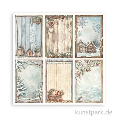 Artikelbild 3 des Artikels “Stamperia Scrappapier - The Owl's House 6 Cards, 30,5 x 30,5 cm “
