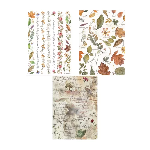 Artikelbild 3 des Artikels “Stamperia Washi Pad - Flowers and Poems, 8 Blatt, A5 “