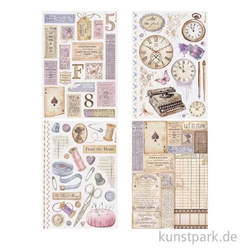 Artikelbild 3 des Artikels “Stamperia Washi Pad - Quiet Days, 8 Blatt, A5 “