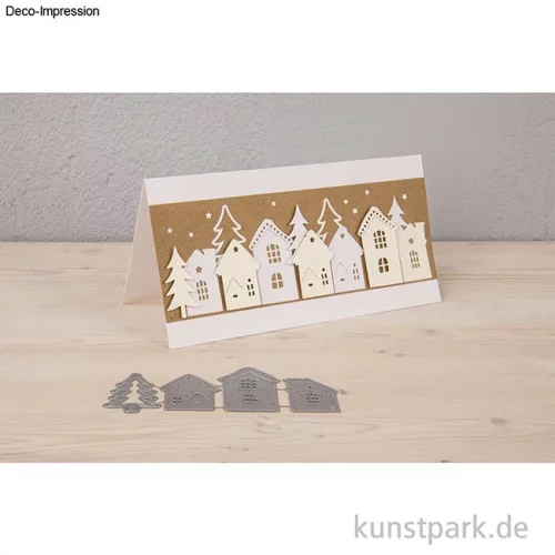 Artikelbild 3 des Artikels “Stanzschablonen Set - Winterhäuser, 4 Stück “