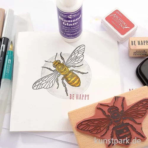 Artikelbild 3 des Artikels “Stempel - Be Happy, 2 x 3 cm “