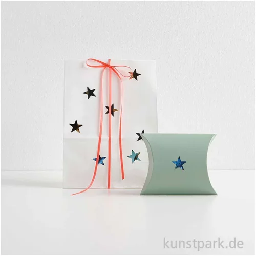 Artikelbild 3 des Artikels “Sticker - Sterne, Gold-Silber, Hot Foil, 120 Aufkleber “