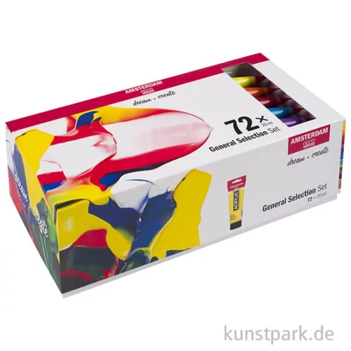 Artikelbild 3 des Artikels “Talens AMSTERDAM Acrylfarben Set mit 72 x 20 ml “