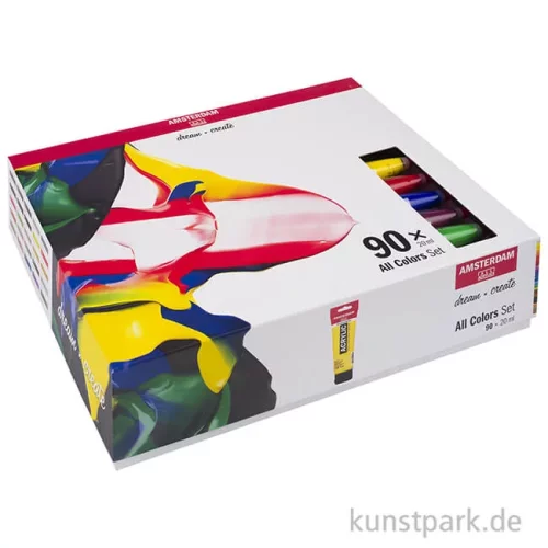 Artikelbild 3 des Artikels “Talens AMSTERDAM Acrylfarben Set mit 90 x 20 ml “