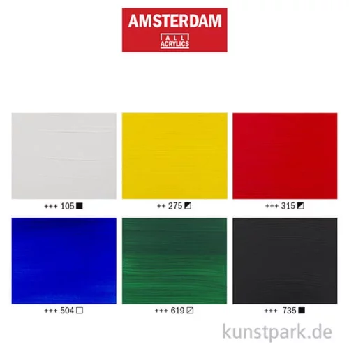 Artikelbild 3 des Artikels “Talens AMSTERDAM Acrylfarben Introset I mit 6 x 20 ml “