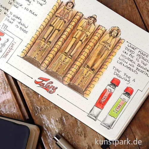 Artikelbild 3 des Artikels “Talens Art Creation Skizzenbuch Dots Journal Schwarz, 80 Blatt, 80g “