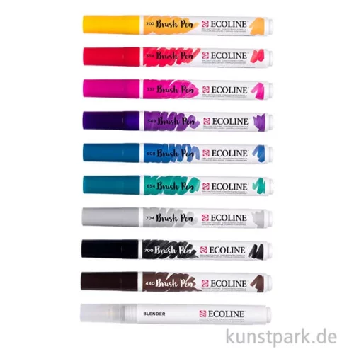 Artikelbild 3 des Artikels “Talens ECOLINE Brush Pen 10er Set - Handlettering “
