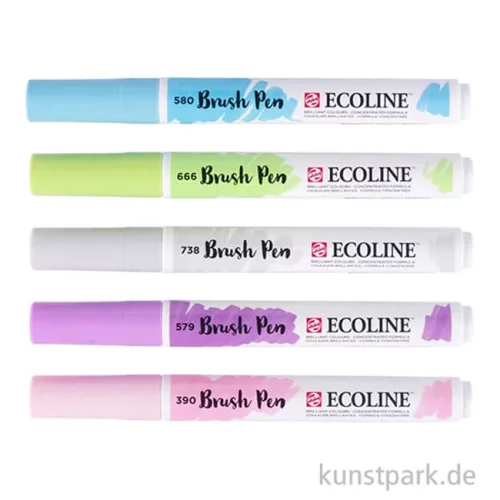 Artikelbild 3 des Artikels “Talens ECOLINE Brush Pen 5er Set - Pastellfarben “