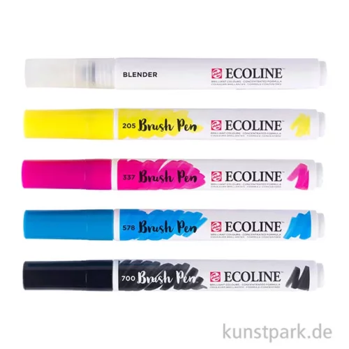 Artikelbild 3 des Artikels “Talens ECOLINE Brush Pen 5er Set - Primärfarben “