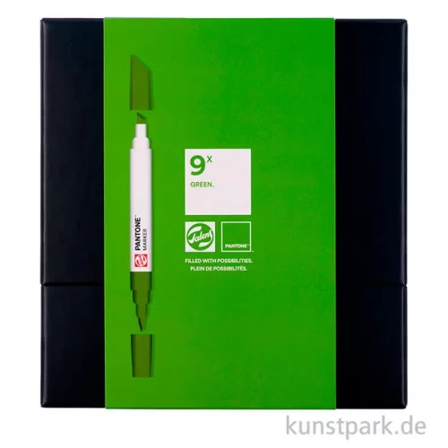 Artikelbild 3 des Artikels “Talens Pantone Marker Set - 9 Green Farben “